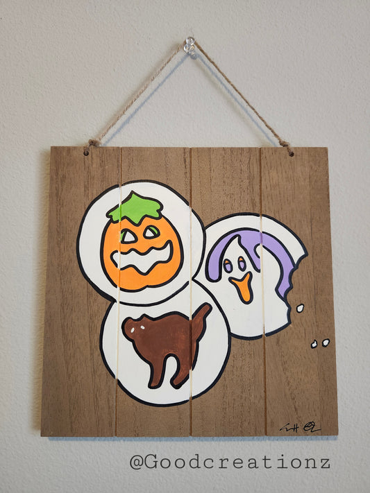 Spooky Cookie Painting Wall Decor