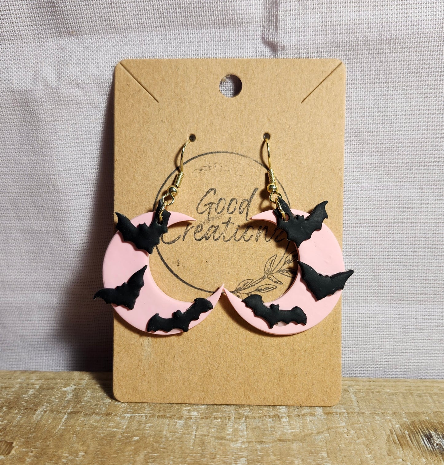 Bat Moon Earrings