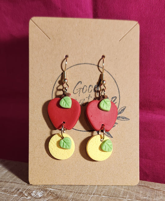 Apple Lemon Earrings