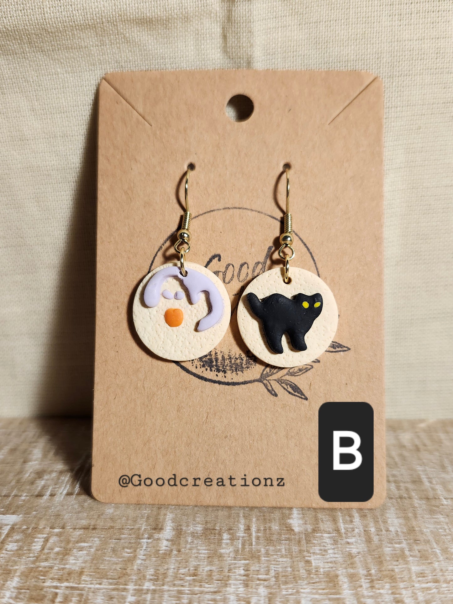 Halloween Cookie Earrings