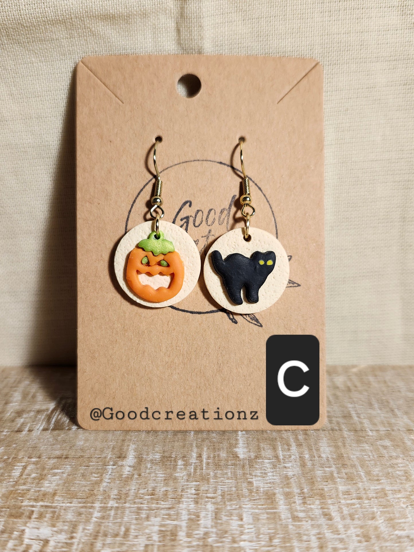 Halloween Cookie Earrings